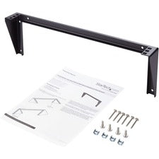 StarTech.com 1U 19in Steel Vertical Wall Mount Equipment Rack Bracket TAA Compliant