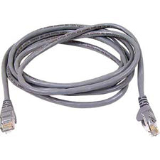 Belkin CAT6 Ethernet Patch Cable, RJ45, M/M 25 ft Category 6 Network Cable for Network Device - First End: 1 x RJ-45 Network - Male - Second End: 1 x RJ-45 Network - Male - Patch Cable - Gray - 1 Each