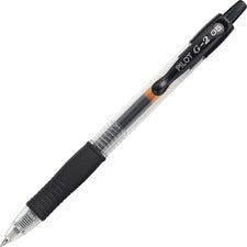 Pilot G2 Retractable XFine Gel Ink Rollerball Pens 0.5 mm Extra Fine Pen Point - Refillable - Retractable - Black Ink - Gel-based - 1 Dozen