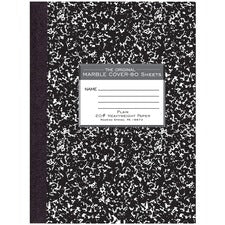 Roaring Spring Signature Collection Unruled Oversized Hard Cover Composition Book 80 Sheets - 160 Pages - Plain - Sewn/Tapebound - Red Margin - 20 lb Basis Weight - 75 g/m&#178; Grammage - 10 1/4" x 7 7/8" Sheet Size - 0.50" Height x 7.9" Width x 10.3" Le