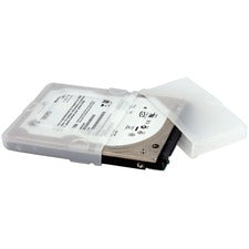 StarTech.com 2.5in Silicone Laptop Hard Drive Protector Sleeve with Connector Cap Sleeve - Silicone - ClearHard Drive