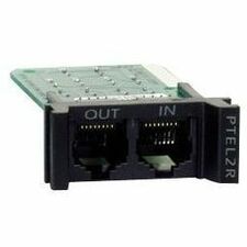 APC by Schneider Electric Replaceable, Rackmount, 1U, 2 Line Telco Surge Protection Module 250 A - Modem/Fax/DSL