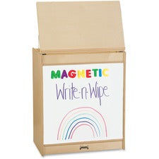 Jonti-Craft Big Book Write-n-Wipe Easel 30" Height x 24.5" Width x 15" Depth - Rubber, Acrylic - 1 Each