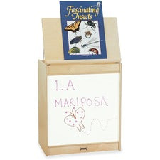 Jonti-Craft Rainbow Accents Big Book Write-n-Wipe Easel 30" Height x 24.5" Width x 15" Depth - Baltic - Rubber, Acrylic - 1 Each