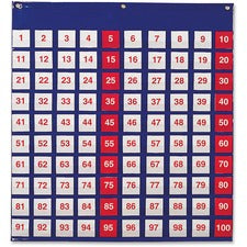 Learning Resources Hundred Pocket Chart Theme/Subject: Learning - Skill Learning: Counting, Odd Number, Even Number, Number, Multiplication - 5+ - 1 Each