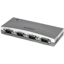StarTech.com 4 Port USB to RS232 Serial DB9 Adapter Hub External - USB - PC, Mac - 4 x Number of Serial Ports External - 1 x Number of USB Ports - 1 - TAA Compliant