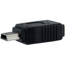 StarTech.com Micro USB to Mini USB 2.0 Adapter F/M 1 x 5-pin Micro Type B USB 2.0 USB Female - 1 x 5-pin Mini Type B USB 2.0 USB Male - Black - 1 Each