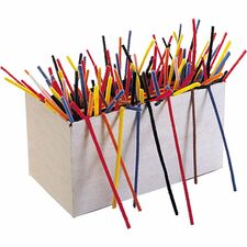Creativity Street Chenille Stems Classpack Craft, Classroom Activities - 12.50" Height x 157.5 mil Thickness x 12" Length - Assorted - Polyester - 1000 / Box