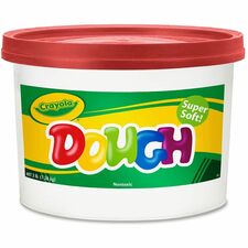 Crayola Super Soft Dough Modeling, Fun and Learning - Red - 1 Each