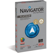 Navigator Platinum Superior Productivity Multipurpose Paper - Silky Touch - White 99 Brightness - 93% Opacity - 11" x 17" - 20 lb Basis Weight - Smooth - Jam-free, Chlorine-free - Bright White - 500 Sheets per Ream - 5 / Carton