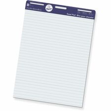 Pacon Ruled Easel Pads 50 Sheets - Stapled/Glued - Front Ruling Surface - Ruled Front Ruling - 1" Ruled - 27" x 34" Sheet Size - White Paper - Chipboard Cover - Perforated, Bond Paper - 1 Pad