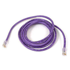 Belkin RJ45 Category 6 Patch Cable 6 ft Category 6 Network Cable - First End: 1 x RJ-45 Network - Male - Second End: 1 x RJ-45 Network - Male - Patch Cable - Purple - 1 Each