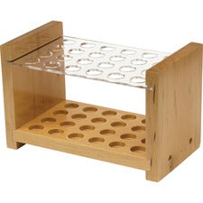 Creativity Street 24 Brush Wood Paint Brush Holder Wood, Acrylic - Clear - 1 Each