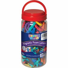 WonderFoam Magnetic Letters/Numbers Magnetic - Washable - Assorted - Foam - 130 / Set