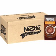 Nestle Dark Chocolate Hot Cocoa Whipper Mix Powder - 2 lb - Chocolate - 12 / Carton