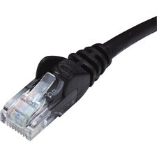 Belkin Category 5e UTP Patch Cable 14 ft Category 5e Network Cable - First End: 1 x RJ-45 Network - Male - Second End: 1 x RJ-45 Network - Male - Patch Cable - Black - 1 Each - TAA Compliant