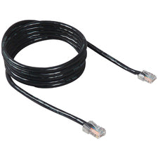 Belkin Category 6 UTP Patch Cable 1 ft Category 6 Network Cable - First End: 1 x RJ-45 Network - Male - Second End: 1 x RJ-45 Network - Male - Patch Cable - Black - 1 Each - TAA Compliant