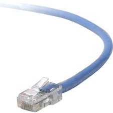 Belkin Category 5e UTP Patch Cable 10 ft Category 5e Network Cable - First End: 1 x RJ-45 Network - Male - Second End: 1 x RJ-45 Network - Male - Patch Cable - Blue - 1 Each - TAA Compliant