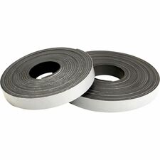 Zeus Magnetic Tape 15 ft Length x 0.50" Width - Black - Adhesive Backing - Dispenser Included - Cutter Edge Dispenser - For Calendar, Mount Picture/Poster, Sign, Photo, Art, Crafting, Project, Picture, Business Card, Office, Room, ... Roll - 1 Roll