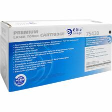 Elite Image Remanufactured MICR Laser Toner Cartridge 05A (CE505A) - Black - 1 Each 2300 Pages