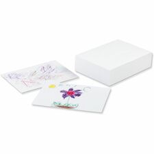 Ecology Recycled Medium-Weight Drawing Paper 500 Sheets - Plain - 9" x 12" Sheet Size - White Paper - Acid-free, Chlorine-free - Recycled - 500 / Ream