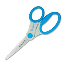 Westcott Student Ultra Soft Handle Scissors 7" Overall Length - Straight-left/right - Stainless Steel - Pointed Tip - Assorted - 1 Each