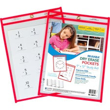 C-Line Letter Storage Folder 8 1/2" x 11" - Red - 30 / Box