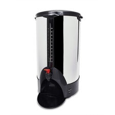 Coffee Pro 100-cup Commercial Urn/Coffeemaker 100 Cup(s) - Multi-serve - Stainless Steel - Plastic Body