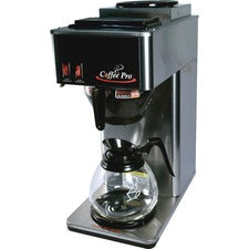 Coffee Pro Two-Burner Commercial Pour-over Brewer Stainless Steel - Stainless Steel Body