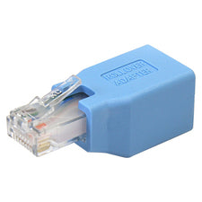 StarTech.com Cisco Console Rollover Adapter for Ethernet Cable 1 x RJ-45 Network Female - 1 x RJ-45 Network Male - Blue - 1 Each