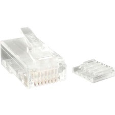 StarTech.com Cat.6 RJ45 Stranded Modular Plug Connector - 50 Pack 50 / Pack - 1 x RJ-45 Network Male - Clear
