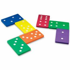 Learning Resources Foam Jumbo Dominoes Learning Toy - 5 Year & Up - Multi