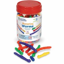 Learning Resources Measuring Worms Learning Toy - 3 Year & Up - Multi