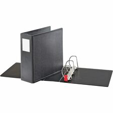 Cardinal&reg; SuperLife EasyOpen Locking Slant-D Binder 4" Binder Capacity - Letter - 8 1/2" x 11" Sheet Size - 775 Sheet Capacity - 3 Ring(s) - Fastener(s): D-Ring - Polypropylene - Black - 2.60 lb - Hinged, Non-stick, Heavy Duty, Sheet Lifter, Locking R