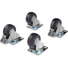 StarTech.com Caster Kit for Open Frame Rack - 4POSTRACK 440.92 lb Load Capacity - 4 / Kit - TAA Compliant