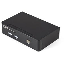 StarTech.com 2-Port USB HDMI KVM Switch with Audio and USB 2.0 Hub 2 Computer(s) - 1 Local User(s) - WUXGA - 1920 x 1200 - 3 - Desktop - TAA Compliant