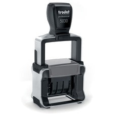 Trodat Professional Date Stamp Date Stamp - 10000 Impression(s) - Black - Recycled - 1 Each