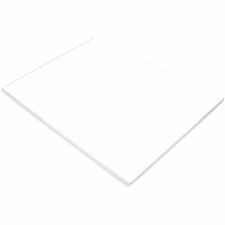 Tru-Ray Construction Paper Project, Bulletin Board - 24" Width x 18" Length - White - Sulphite - 50 / Pack
