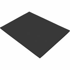 Tru-Ray Construction Paper Project, Bulletin Board - 24" Width x 18" Length - Black - Sulphite - 50 / Pack