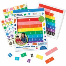Rainbow Fraction Tiles Theme/Subject: Learning - Skill Learning: Fraction, Mathematics - 6+ - 51 / Set