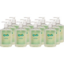 Micrell Antibacterial Lotion Soap Citrus Scent - 8 fl oz - Pump Bottle Dispenser - Kill Germs, Grease Remover - Hand - Anti-irritant, Bio-based - 12 / Carton