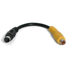 StarTech.com 6in S-Video to Composite Video Adapter Cable 6" RCA/S-Video Video Cable for Video Device, DVD, Camcorder, TV, Monitor, Computer, Notebook - First End: 1 x Composite Video - Female - Second End: 1 x 4-pin DIN S-Video - Male - Black - 1 Each