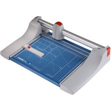 Dahle 440 Premium Rotary Trimmer 30 Sheet Cutting Capacity - 14" Cutting Length - 4" Height x 15.1" Width x 22" Length - Ground Blade, Self-sharpening Blade, Sturdy, Metal Base, Adjustable Alignment Guide, Bi-Directional Cutting, Dual Cylinder Guide Bar,