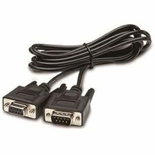 APC by Schneider Electric UPS Communications Cable Smart Signalling 15' / 4.5m 15 ft Serial Data Transfer Cable - First End: 1 x 9-pin DB-9 Serial - Male - Second End: 1 x 9-pin DB-9 Serial - Female - Black - 1 Each
