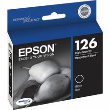 Epson DURABrite No. 126 Original Inkjet Ink Cartridge - Black - 1 Each Inkjet - Black - 1 Each