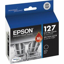 Epson DURABrite T127120-S Original Inkjet Ink Cartridge - Black - 1 Each Inkjet - Black - 1 Each