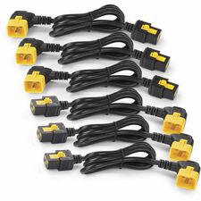 APC by Schneider Electric AP8716R Standard Power Cord 240 V AC - Black - 6 ft Cord Length - IEC 60320 C20 - 1 Each