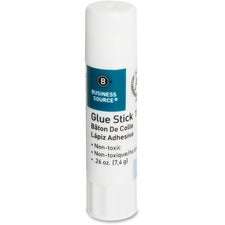 Business Source Value Pack Glue Sticks 0.26 oz - White - 18 / Pack