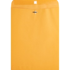 Business Source Heavy-duty Clasp Envelopes Clasp - #97 - 10" Width x 13" Length - 28 lb - Clasp - Kraft - Kraft - 100 / Box
