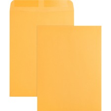 Business Source Kraft Gummed Catalog Envelopes Catalog - #10 1/2 - 9" Width x 12" Length - 28 lb - Gummed - Kraft - Kraft - 250 / Box